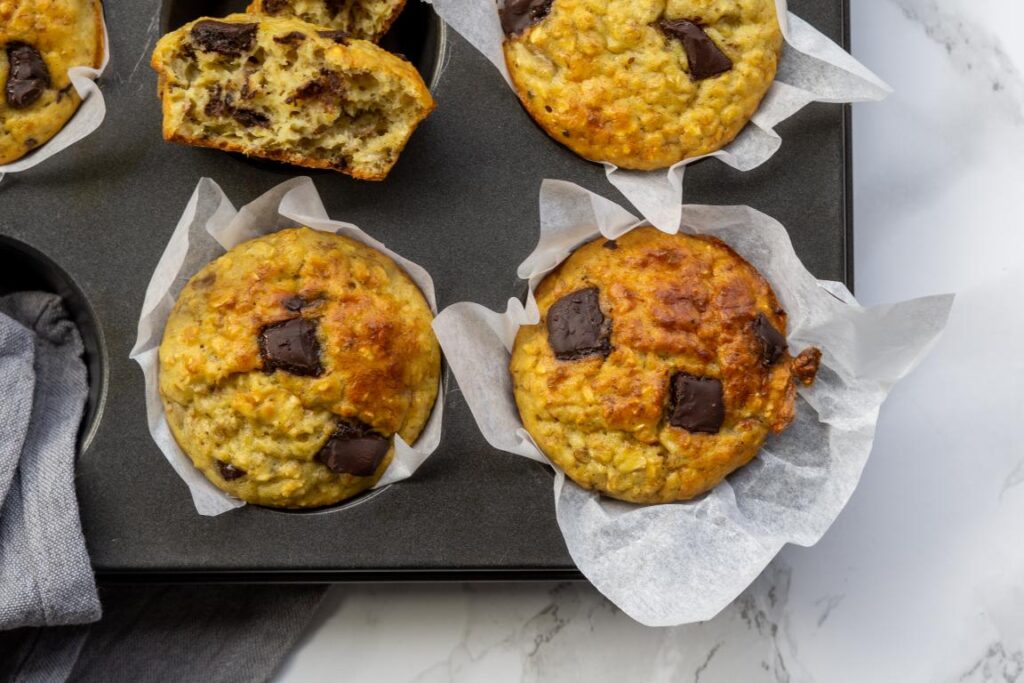Havregryns muffins
