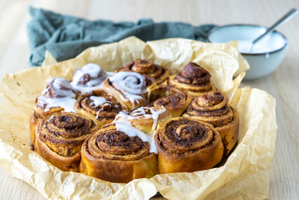 kanelsnegle kage