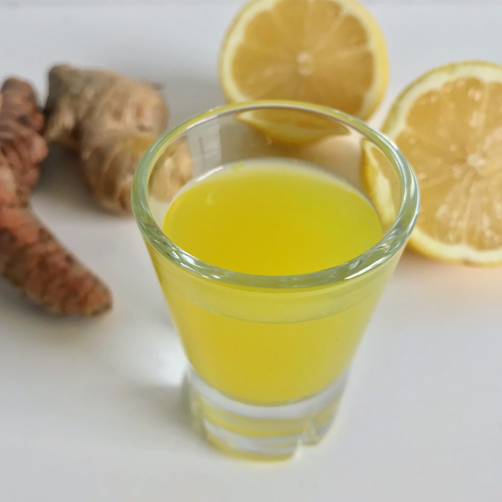 Hjemmelavet ingefærshot