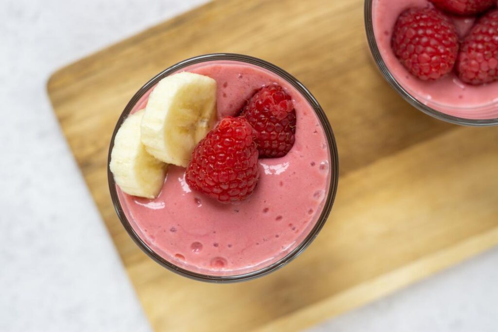 Hindbær smoothie med banan