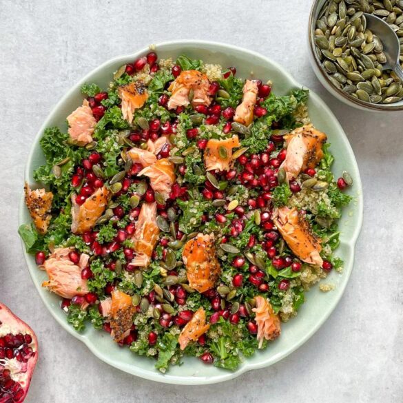 Grønkåls quinoa salat Grønkåls quinoa salat