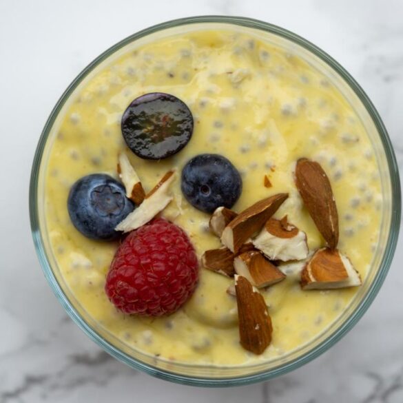 Mango chiagrød Mango chiagrød