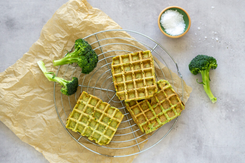 Nemme broccoli vafler