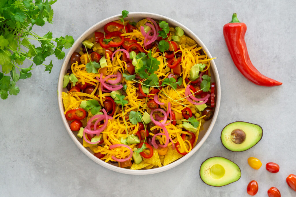 nachos salat