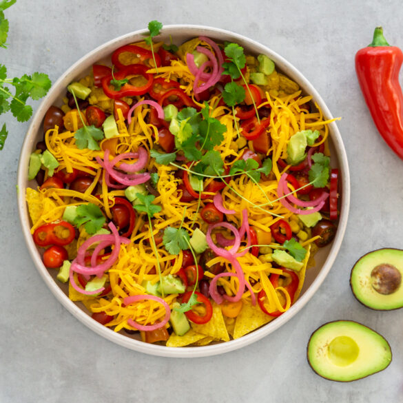 nachos salat nachos salat