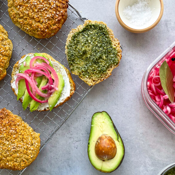 Proteinsandwich med avocado Proteinsandwich med avocado