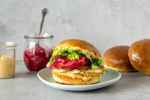 Halloumi burger