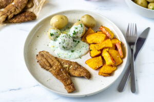 Stegte sild med persillesovs